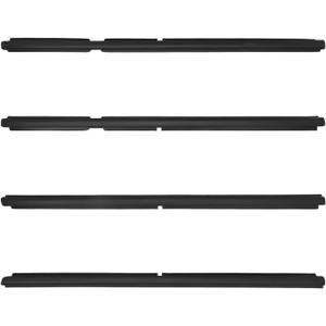 Car Door Sealing Strip for Grand Cherokee II WJ WG 1998-2005 55135890AF 55135891AF 55135878AF 55135879AF 4 Pcs Front Rear Window Sealing Strip Car Weather Stripping