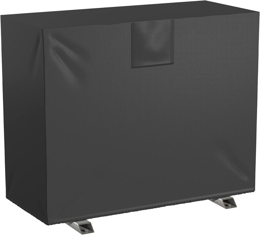 BEWAVE Mini Split Air Conditioner Cover for Outside Compressor Units Waterproof AC Cover with Vent Hole for Outdoor Mini Split System AC Unit Fits up to 35.8 x 14.1 x 27.1 inches