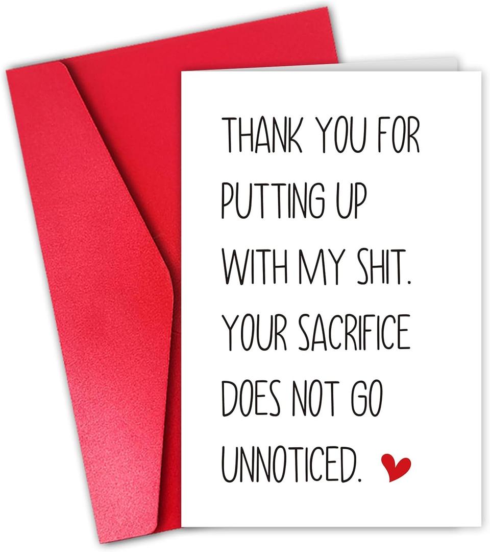 3 x Hilarious Anniversary Card for Husband Boyfriend, Anniversary Card from Wife Funny, Ann Cards Gift (#17)
