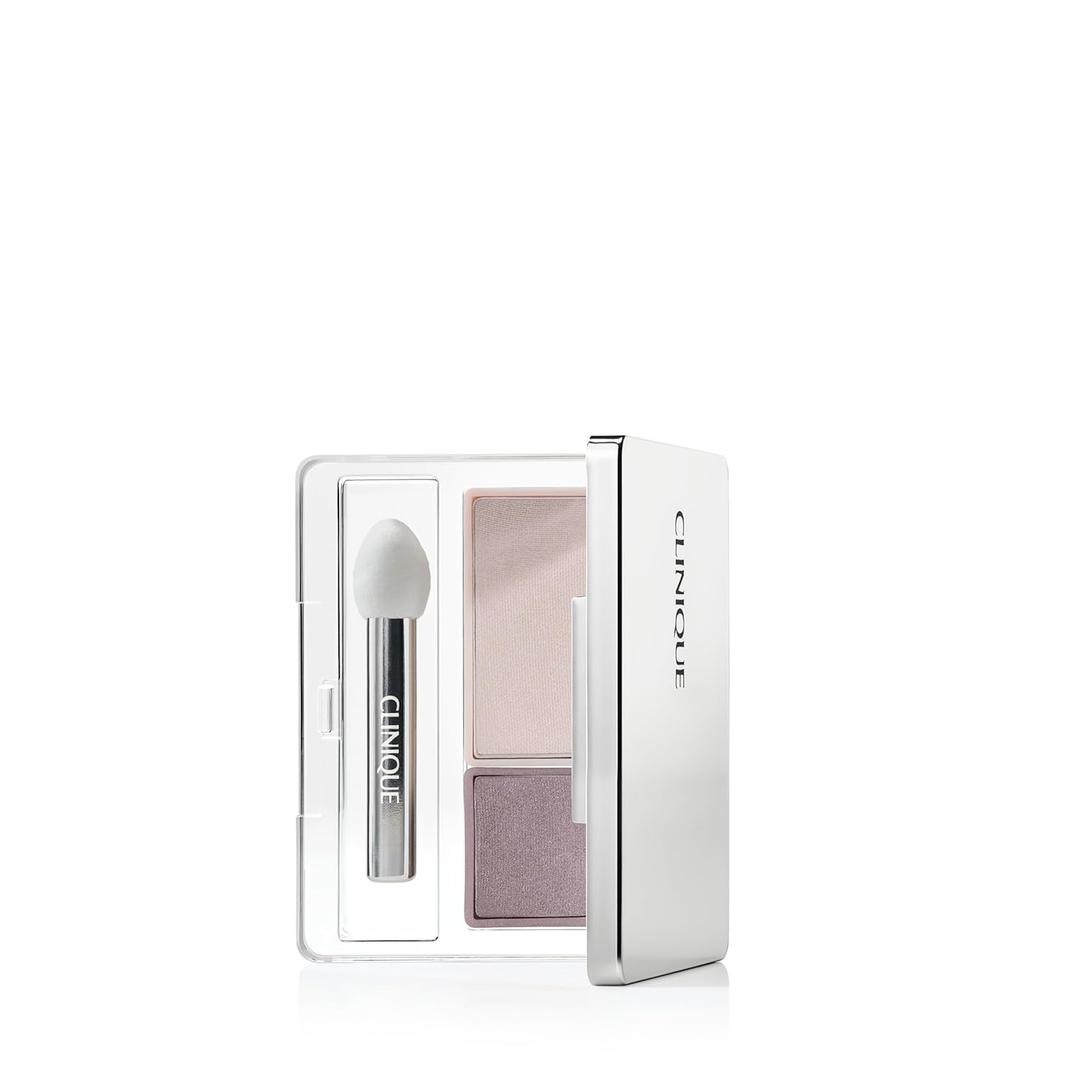 Clinique All About Shadow Duo Eye Shadow Makeup | Safe For Sensitive Eyes | Buildable + Long-Wearing Color | Smooth, Easy Application | Buildable + Long-Wearing Color | Smooth, Easy Application (AB Twilight Mauve/Brandied - Shimmer)