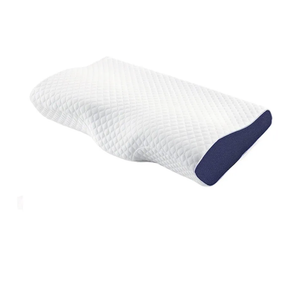 1pc Memory Foam Pillow Neck Pillows(Blue) no One