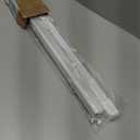LazBlinds No Tools No Drill 1" Vinyl Mini Blinds, Cordless Blinds for Windows, Light Filtering Horizontal Window Blinds & Shades, 35" W x 48" H, White