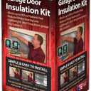 Reach Barrier Garage Door Insulation Kit, Reflective, 8x8 Single Door, 8 Bubble Insulation Panels