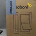 Baboni 3-Flap Pet Door for Wall, Steel Frame and Telescoping Tunnel, Aluminum Lock, Double Flap Dog Door and Cat Door, Strong and Durable (Pets Up to 100 Lb) -Large