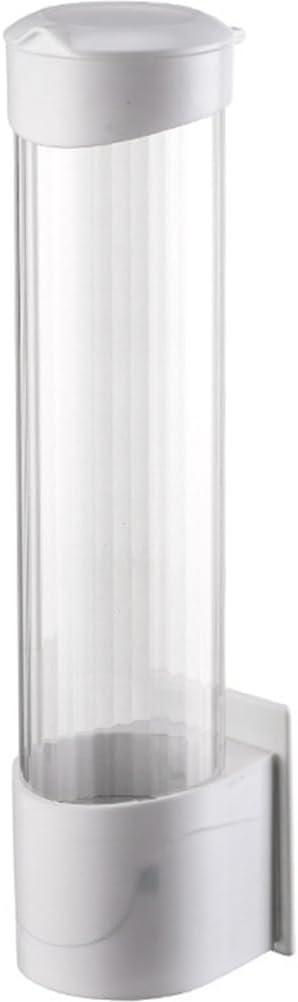 Cabilock Wall Mounted Coffee Cup Dispenser 3 Oz Cup Dispenser Cup and Lid Holder Plastic Container with Lid Plastic Cup Holder Plastic Cups with Lids Wall Hanging Cup Case Paper Cup Hanger