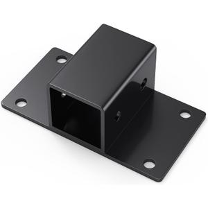 Bolt on Tractor Bucket 2 inch Towing Receiver Class 3 Trailer Hitch 25573LBS Work Well for Tractor Bucket RV UTV Truck 5/8Pin Hole Black Color