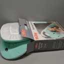 Nuby Turtle Baby Bath Cushion for Bathtub or Sink, Soft and Easy to Dry Fabric, 0-6 Months, Turquoise (1 Count (Pack of 1))