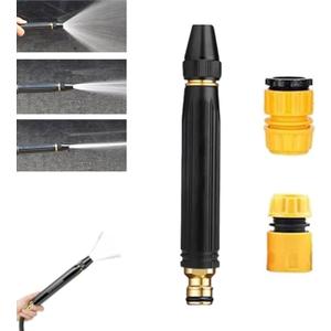 Home High-Pressure Car Wash Water Gun with Booster Nozzle, High Pressure Washer Gun & Nozzle Set Multi Function Home Lawn & Garden Watering Sprayer for Plant Watering Lawn Car