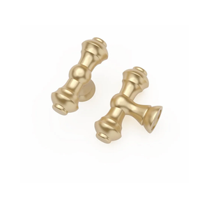 Asidrama 10 Pack Gold Kitchen Cabinet Knobs Dresser Knobs Cabinet Hardware Zinc for Dresser Drawers