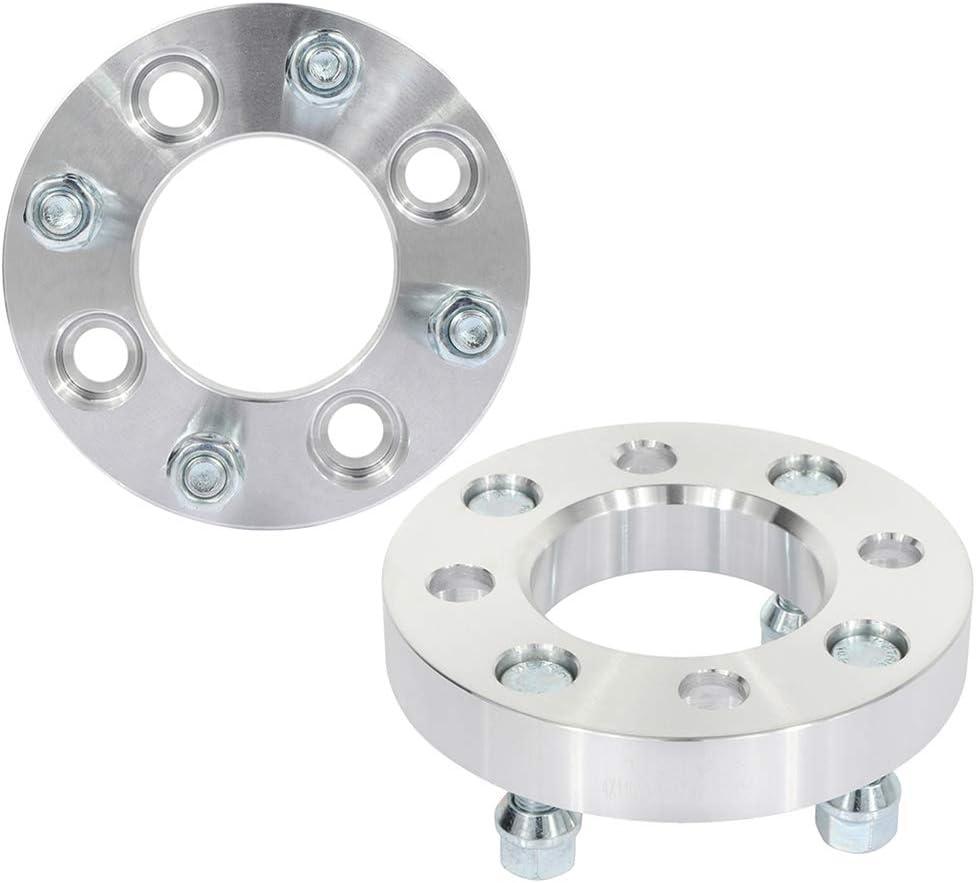 OCPTY 4x110 to 4x115 Wheel Spacers Adapters 1 inch Real Forged Spacers with 12x1.5 ThreadSize 74mm Hub Bore fits 2002-2004 for Quest 500 2PCS
