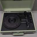 Crosley CR8005F-MT Cruiser Plus Vintage 3-Speed Bluetooth in/Out Suitcase Vinyl Record Player Turntable, Mint