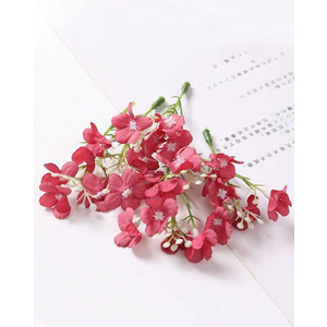 2 Pack Artificial Red Hydrangea Flower