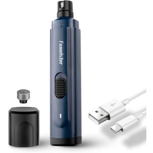 Pet Nail Grinder for Dogs - Quiet 2-Speed Type-C Rechargeable Dog Nail Trimmer, Low Noise Paw Grooming for Dogs & Cats (Blue)