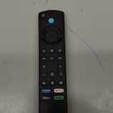 Voice TV Remote Control for AMZ TV Omni Series/TV Omni QLED Series/TV 4-Series Smart TV/TV Cube (3rd Gen), Replacement Remote with 4 Shortcut Netflix, Prime Video, Disney+, hulu