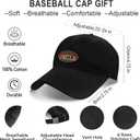 Uncle Gifts, World's Best Uncle Hat, Adjustable Embroidered Family Baseball Cap Black