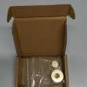 2Pcs Solid Lamp Finials Caps Tapped of Tops for Lamp Shade Holder Harp Lamp Finial Knob Lamp Accessories, Gold