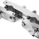Facmogu Silver Multi-clamp, Adjustable Quick Release Multi-clamp Construct with Premium Stainless Steel Material, Cymbal Stand Mount Holder for Drum Cymbal Stands & Holders
