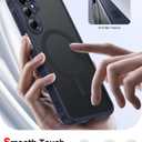 2 x LeYi Compatible for Samsung Galaxy A16-5G Phone Case: Samsung A16 5G Case [Magnet Fit] with Screen Protector, Matte Translucent Soft-Touch Skin & Full Body Protection for Cell Phone A 16 Cover, Blue