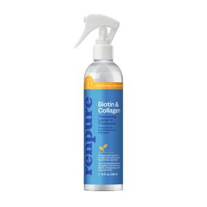 Renpure Biotin & Collagen Leave-In Conditioner Treatment, For a Fuller, Thicker Look That Shines, Biotin Hair Spray Leave In Conditioner For Fine, Thin or Limp Hair, Vitamin B7, Collagen - 8 Fl Oz (Blue)