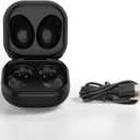 Earbuds Charging Case Replacement for Samsung Galaxy Buds Live R180, Build in 600 MAh Large Battery, with Charging and LED Indicator, Black