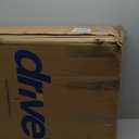 Drive Medical 10257RD-1 4 Wheel Rollator Walker With Seat, Steel Rolling Walker, Height Adjustable, 7.5" Wheels, Removable Back Support, 300 Pound Weight Capacity, Red