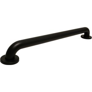 Westbrass GB36-MB 36" x 1.5" Stainless Steel Grab Bar with Flanges and Screws  ADA Compliant, Matte Black