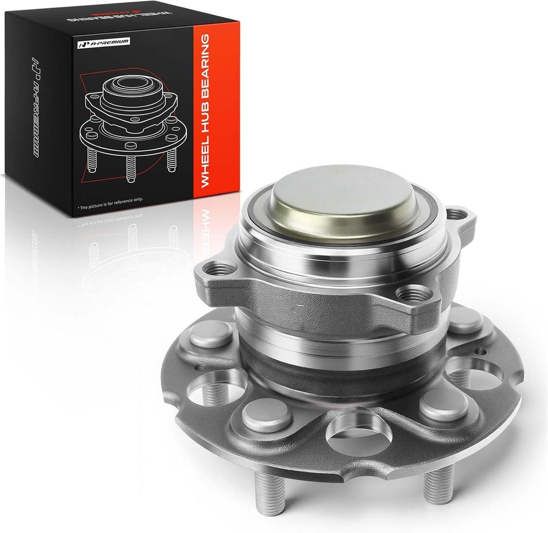 A-Premium Rear Wheel Bearing and Hub Assembly with 5-Lug Compatible with Acura RDX 2013-2018 3.5L & Honda CR-V CRV 2012-2016 2.4L, FWD Only