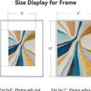 9x12 Picture Frame Set of 2, Silver Brushed Thin Metal Aluminum Photo Frame with HD Glass, Fit 6x8 with Mat or 9 x 12 without Mat, for Table and Wall, 2 Pack