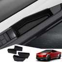 Door Handle Storage Box Compatible with Tesla Cybertruck 2025 2026 2024, Door Side Insert tray Organizer with Non-slip Pads for Cybertruck Accessories (4 Pcs)