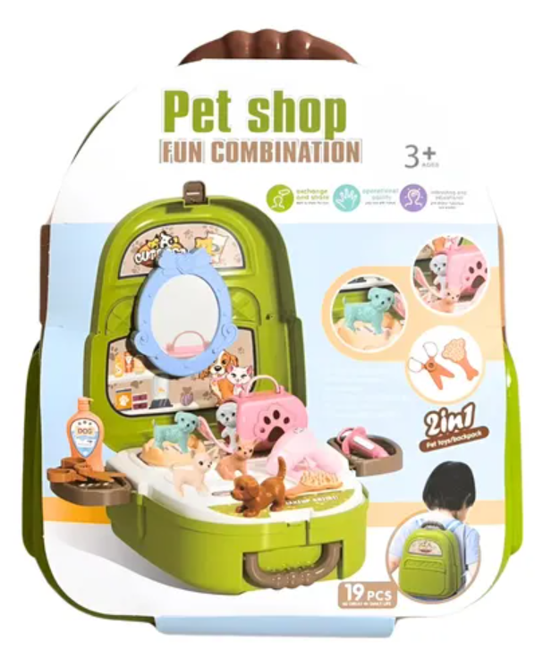 Pet Store Set With Backpack