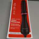 REVLON One-Step Root Booster Round Blow Dryer Brush and Hair Styler - Revive Styles, Boost Roots, and Add Volume to hair with this Hot Air Brush, 1  inch Barrel (Black)