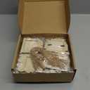 Thyle 36 Set Christmas Photo Frame Craft Kits DIY Wood Gingerbread House to Paint Ornaments Bulk Xmas Tree Hanging Picture Frames for Christmas Party Winter Activities Home Decorations Gifts