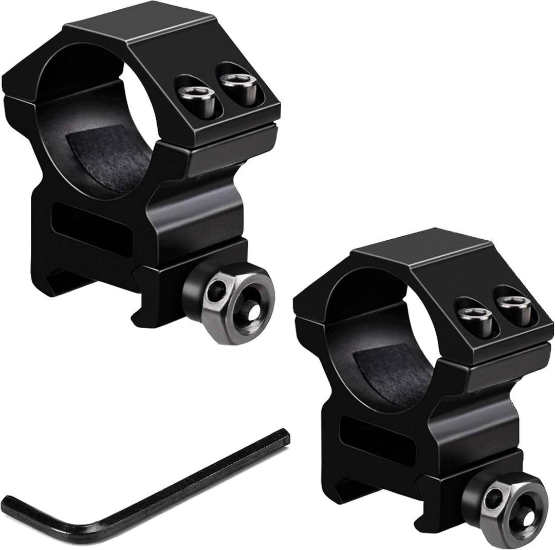 Scope Rings 30mm,2 Packs of Medium Profile Scope Mount Rings for 21mm Picatinny Rails