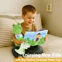 Big Brother Gift for Boy for Older Siblings of New Baby Includes Plush Dinosaur with Storybook, Ideal Birthday & Special Occasion Gift for Boys (Big Brother/Little Brother)