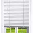 Cordless 1 Inch Window Blinds, Mirrotek Cordless Blinds Light Filtering Mini Blinds 29 x 64
