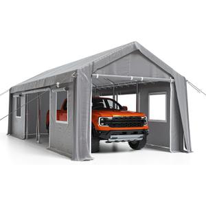 GarveeLife Carport Sidewall 1020-1320-200G-Gray Two Sides