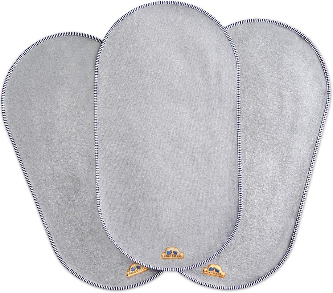 BlueSnail Waterproof Changing Pad Liners 3 Count,14" X 27.5" (Gray)
