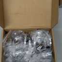 Candlestick Holders Taper Candle Holders, 12PCS Silver Candle Holder Set for Table Centerpiece, Vintage Candle Stand for Table Centerpieces, Home Decor,Weddings,Festival and Parties (12, Silver)