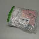 104 Pcs Chenille Letter Patches Iron on Letters Self Adhesive Chenille Patches Chenille Embroidered Patch for Clothing Hats Embroidered Repair(White, Pink, Purple, Blue, 2.2")
