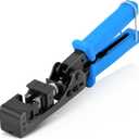 Everest easyJACK - 90 Angled Speed Termination Keystone Tool - Time Saver Network Punch Down Tool - To Be Used ONLY with Everest 90 Angled RJ45 Cat5e, Cat6a and Cat6 Keystone Jacks 