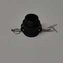 1 PC Polypropylene Cam Groove Fitting Standard Type B Camlock Fittings, 2" Female Coupler x 2" Male Thread 2 inch camlock fittings With Camlock Gasket Inside