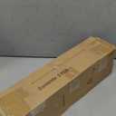 Oneach 2-Pack Heavy Duty Curtain Rods for Windows 66 to 120 Inch, 1 Inch Pole Adjustable Curtain Rod with Easy Installation and Modern Design (Black, 16 to 120 Inch)