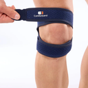 Dual Knee Strap Black Size L/XL