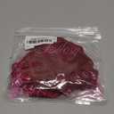 Lilosy Sexy Underwire Cute Push Up Strappy Embroidered Mesh Sheer Lingerie Set See Through Panty Bra (Large, Bow Burgundy Red)