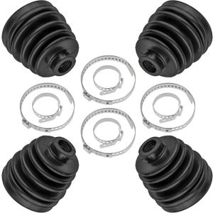 Caltric 2 Rear Axle Inner And Outer CV Boot Kits Compatible with Polaris Sportsman 500 4X4 HO 1999-2005