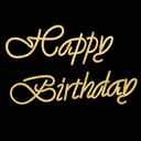 Happy Birthday Neon Sign - 16.5x10inch Custom Neon Sign for Wall Decor, Happy Birthday Light Up Sign Backdrop with Dimmable Switch for Bar Backyard Garden Party Best Kids Gift (Warm White)