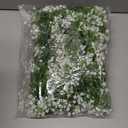 Serwalin 4Pcs 5.9 Ft Babys Breath Garland, 162 Branches White Artificial Baby Breath Flower Vines, Faux Plastics Garland Gypsophila Hanging Flower Vines for Wedding Arch Party Table Home Wall Decor