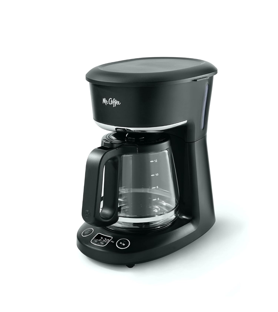 Mr. Coffee 12-Cup Programmable Coffeemaker, Brew Now or Later