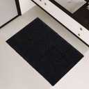 16×23" Bathroom Rug Black