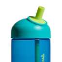 Munchkin Perfect Angle Straw Cups Toddlers 1-3 - Spill Proof Sippy Cups with Soft, Ergonomic Straw, BPA-Free, 10 Ounce, 2 Pack, Dark Blue
